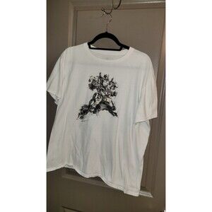 Transformers Optimus Prime Sketch T-Shirt L Universal Studios White Graphic Tee